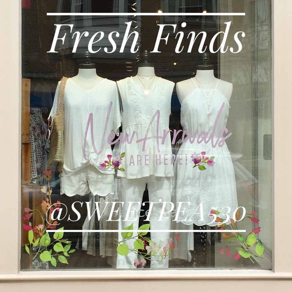 Fresh finds. New arrivals